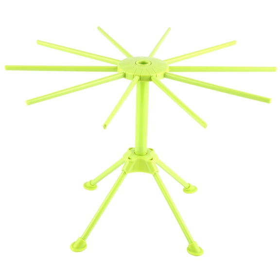 Natural Bamboo Pasta Drying Rack, Noodle Stand With Transfer Wand, Foldable For Easy Storage And Quick Set-Up In Your Kitchen