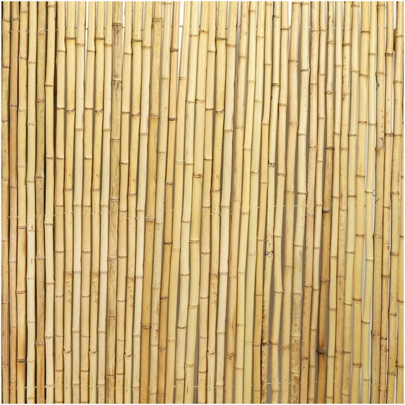 Natural Bamboo Privacy Fence Roll 4ft x 6ft 2 Pack for Outdoor Garden Backyard Use