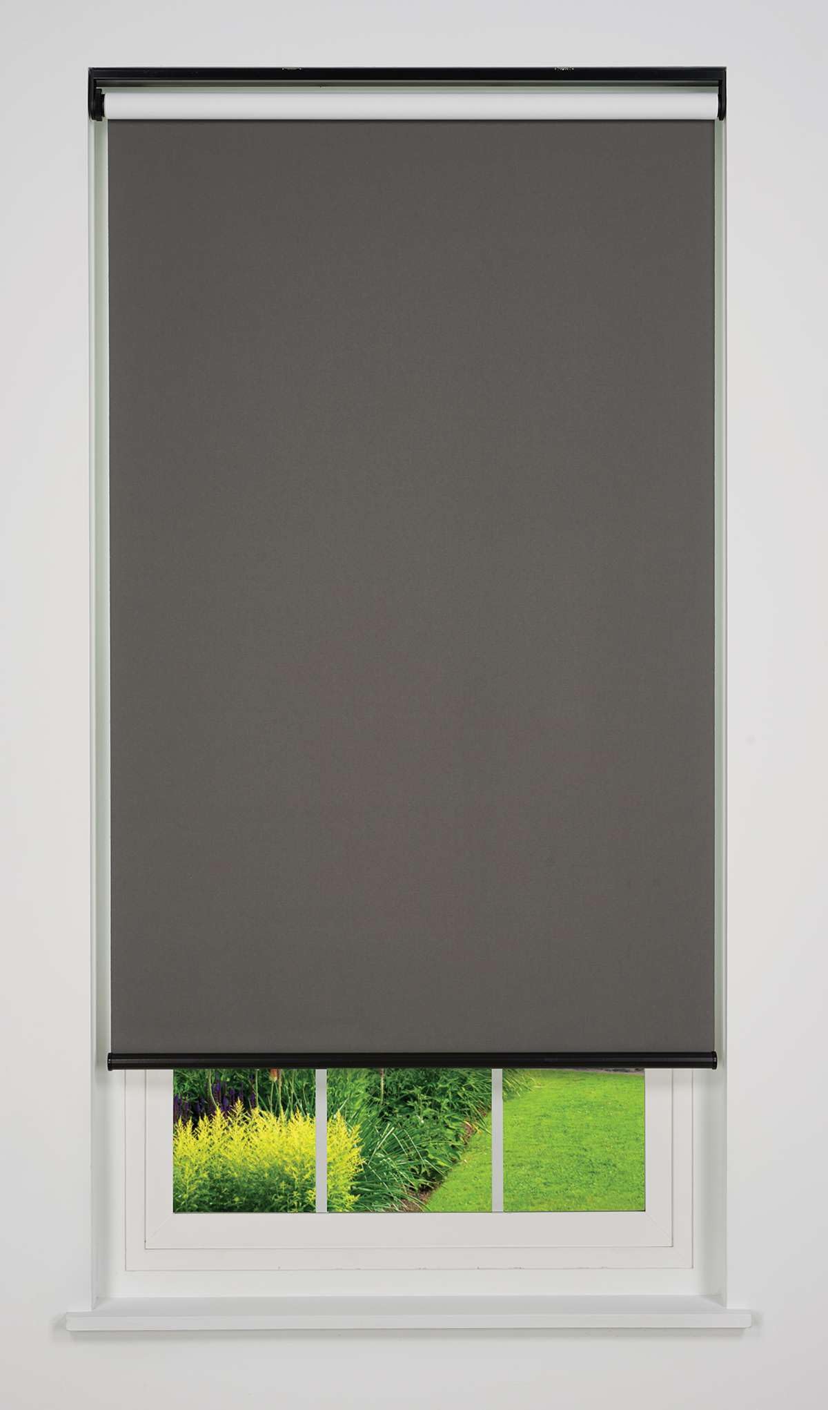Curated visual reference: Picture Idea: Cordless Blackout Roller Shade Dark Grey 40W X 66H Light
