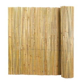 Bamboogro Bamboo Slat Screening Roll - Eco-Friendly Privacy Fence - 6.5' x 13'