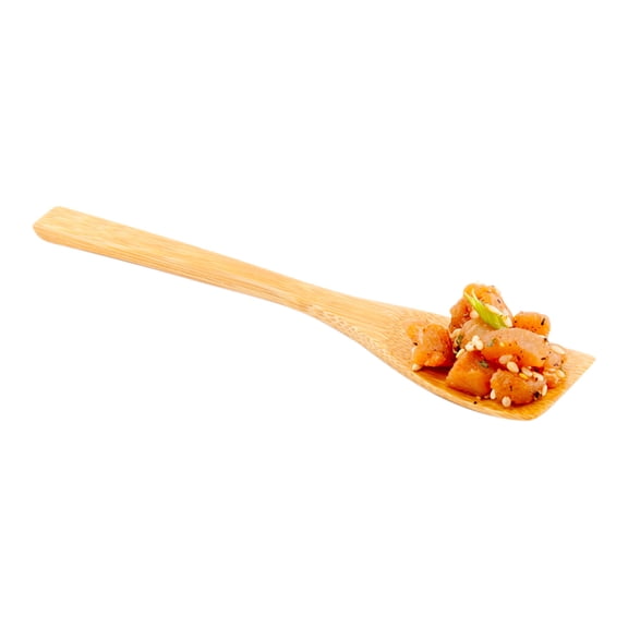Natural Bamboo Small Spatula - 6" x 1 1/4" x 1/2" - 100 count box