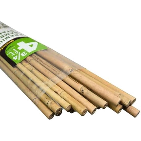 Natural Bamboo Stakes 57 Inch (Approx 5 FEET), Eco-Friendly Garden Stakes, Plant Stakes Supports Climbing for Tomatoes, Trees, Beans, 20 Pack$$Garden & Patio
