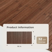 Natural Bamboo Wall Panel, 96 x48 , Coffee