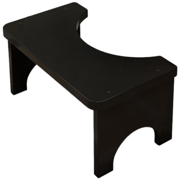 Natural Bamboos Bathroom Footstool Designs for Postures Improvement Rubberized Bottom Portable Designs Daily Use