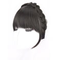 thumbnail image 1 of Natural Bangs Wig Headband Fishbone Braid Forehead Hair Wigs Invisible Girls Fringe Hairband For Women Bangs O5R6, 1 of 5