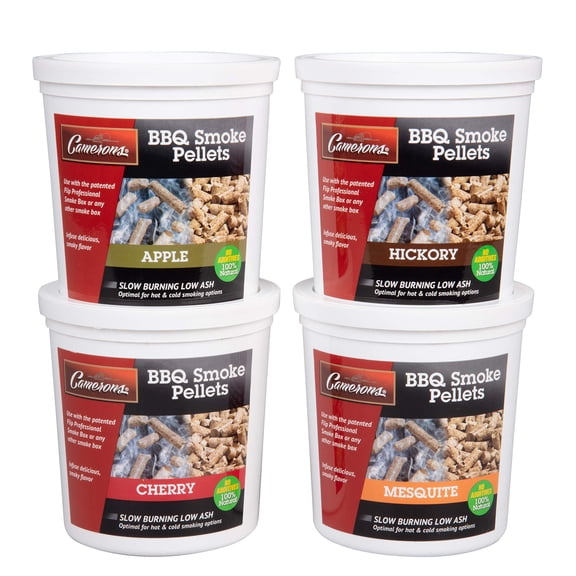 Natural Barbecue Smoking Wood Pellets 4 Pack Pints