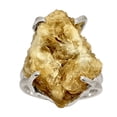 thumbnail image 1 of Natural Barite Rough 925 Sterling Silver Ring Jewelry s.7 ALLR-29943, 1 of 1
