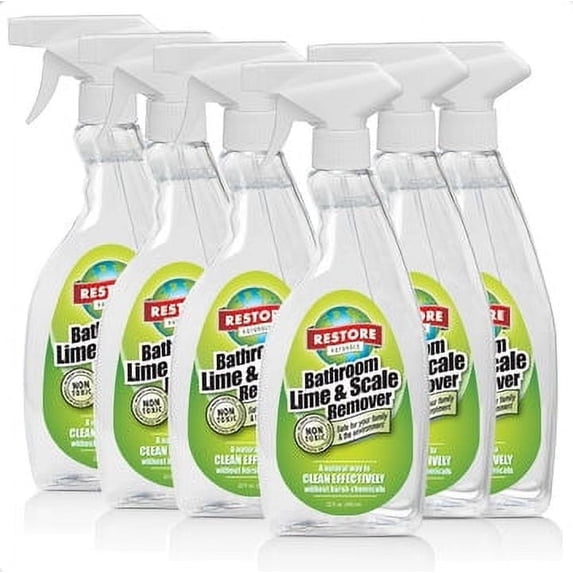 All Natural Bathroom Spray - Natural Bathroom & Lime Remover - Non-Toxic Bathroom Cleaner with Gentle, Cruelty-Free, Plant-Based, Biodegradable Ingredients – Made in the USA