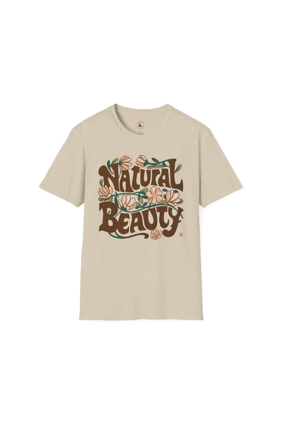 "Natural Beauty" T-shirt | Empowered Comfort | Kente Lifestyle Apparel"