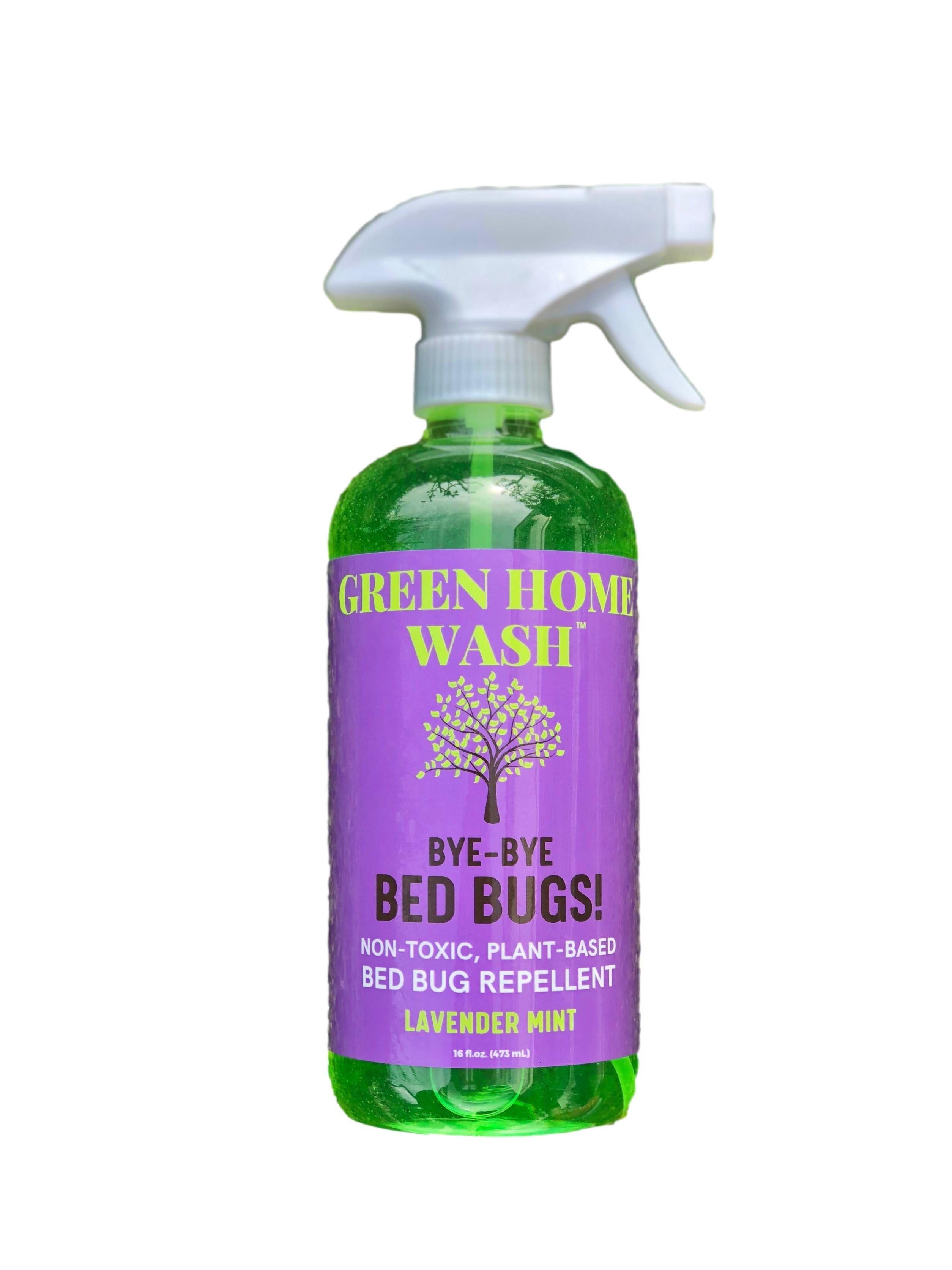 Green Home Wash Bye-Bye Bed Bug Natural Repellent Spray, 16 fl oz ...