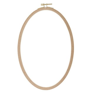 Beech Embroidery Hoop - Oval - Stitched Modern