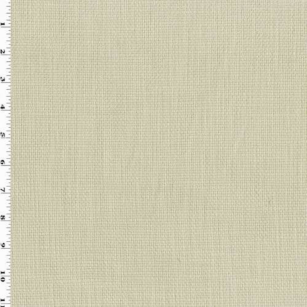 Natural Beige Cotton Basketweave Home Decorating Fabric, Fabric By the Yard