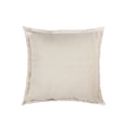 thumbnail image 1 of Natural Beige Fringe So Soft Linen Pillows 14x20 Down Alternative Insert, 1 of 12