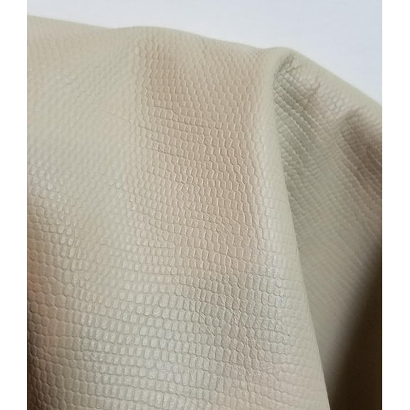 Natural Beige Soft Lizard Embossed Cowhide Large 20-24 SQ.FT. Leather Skins 2.0 OZ. Upholstery Book CHAP NAT LEATHERS (20-24 sq.ft.)