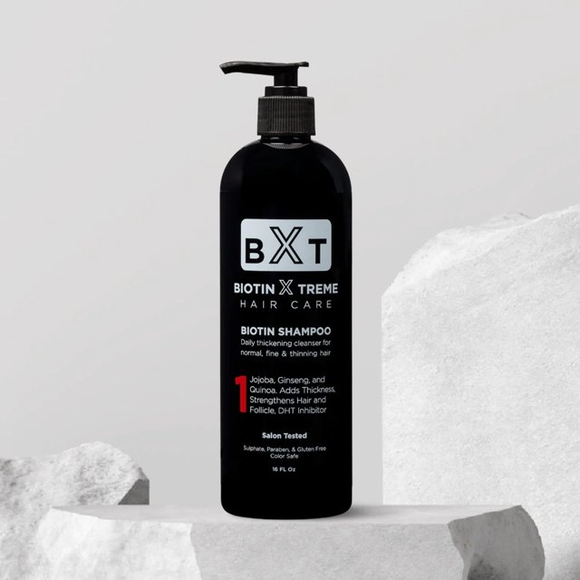 Natural Biotin Shampoo for Men and Women Hair Loss 16oz Biotin Xtreme