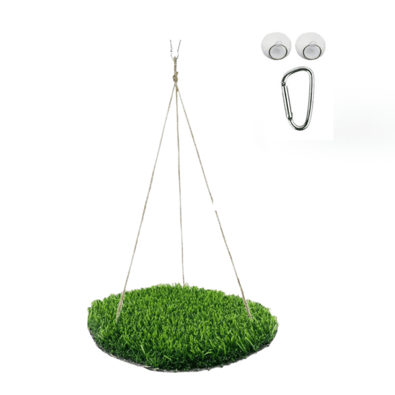 Natural Bird Grass Hammock Swing Toy For Squirrels And Hamsters