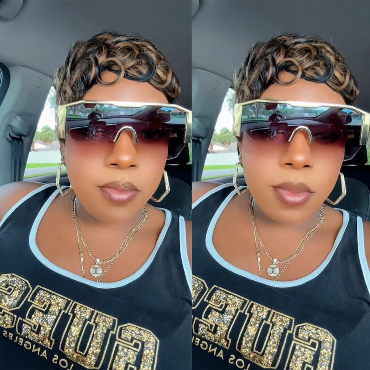 Natural Black Layered Pixie Wig Human Hair for Black Women Short Human Hair Lightweight Glueless Pixie Cut Wigs