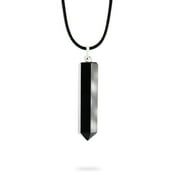 Natural Black Obsidian Healing Crystal Pendant Necklace for Women | for Grounding, Shielding, Protection, Cleansing, Balancing Chakra