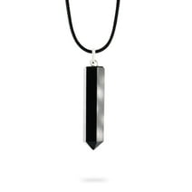 COAI Unisex Black Obsidian Stone Hamsa Hand Pendant Necklace - Walmart.com