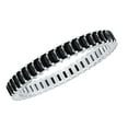thumbnail image 1 of Natural Black Onyx Full Eternity Ring, Baguette Black Onyx Ring for Women ( December Birthstone, Rosec Jewels), 14K White Gold, US 4.50, 1 of 6