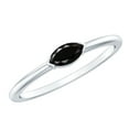 thumbnail image 1 of Rosec Jewels Marquise Black Onyx Promise Ring - East West Ring for Women - AAA Quality Certified - Ready to Gift, 925 Sterling Silver, US 9.50, 1 of 9
