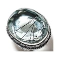 thumbnail image 1 of Natural Black Rutile Gemstone Handmade 925 Sterling Silver Jewelry Ring Size 6, 1 of 2