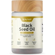 Snap Supplements Cold-Pressed Black Seed Oil Softgels, 90 Capsules, Adult Dietary Supplement, Easy-to-Use Softgel Format, For daily antioxidant and wellness support, For Convenient Everyday Use