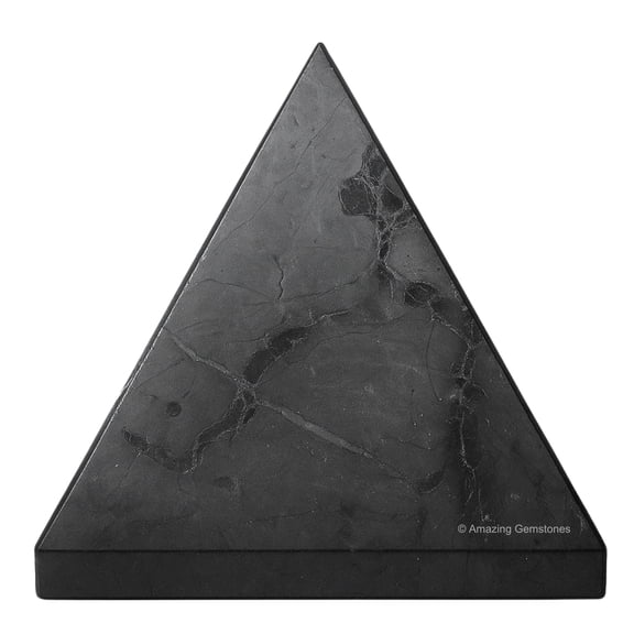 Natural Black Tourmaline Pyramid Crystal Healing Stones - 1.5" Pyramid