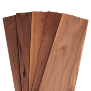 Natural Black Walnut Thin Sawn Lumber Board Blanks (5PCS) 1/8" x 4"