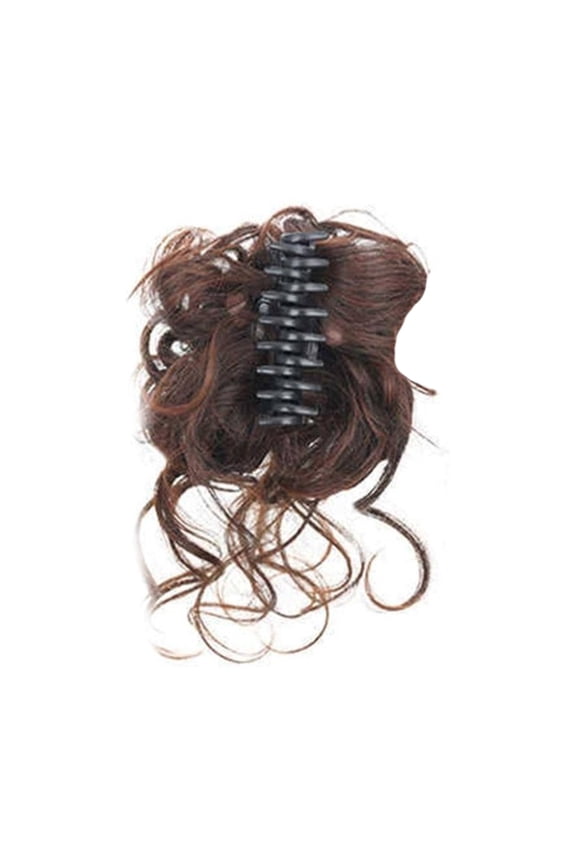Natural Blending Curly Ponytail Clip In Hairpiece Clip Design For Various Hair Colors Occasion