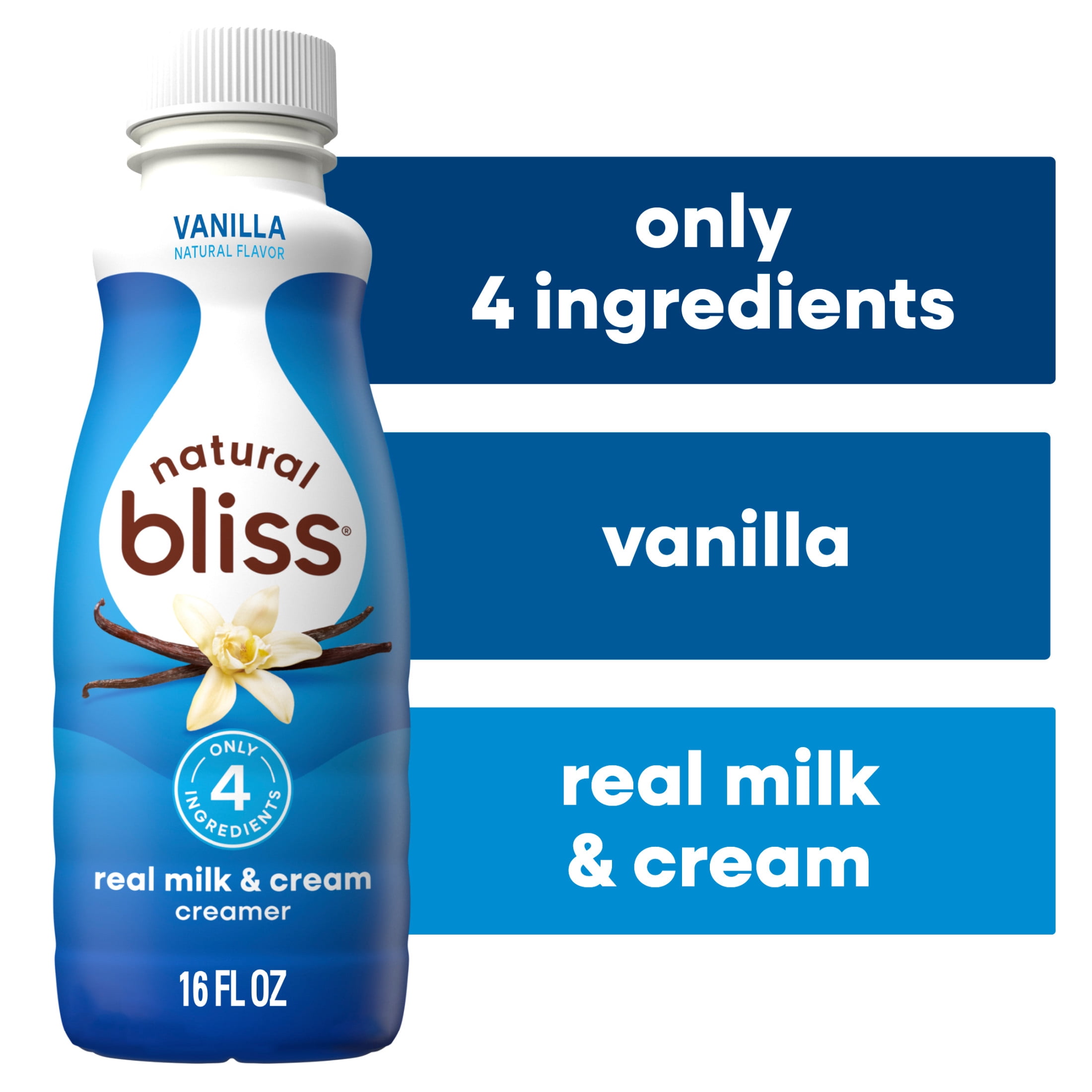Natural Bliss Vanilla, Liquid Dairy Coffee Creamer, 16 fl oz​