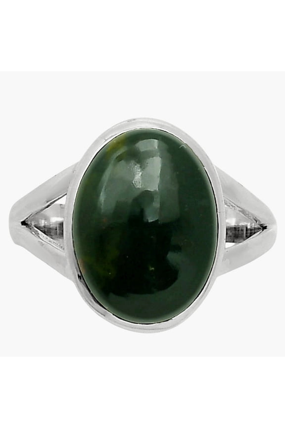Natural Blood Stone - India 925 Sterling Silver Ring s.7 Jewelry R-1005 SDR249118