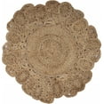 thumbnail image 1 of Natural Bloom Boutique Jute Rug, 1 of 5