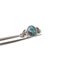 thumbnail image 1 of Natural Blue Copper Turquoise Ring, Copper Turquoise Gemstone Ring, December Birthstone, Tiny Bohemian Ring, 925 Sterling Silver, Womens Ring, Christmas Thanksgiving, Handmade Statement Jewelry, 1 of 9