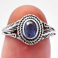 thumbnail image 1 of Natural Blue Kyanite - Brazil 925 Sterling Silver Ring s.6 Jewelry DGR1131_C_6 R-1044, 1 of 7
