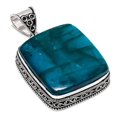 thumbnail image 1 of Natural Blue Labradorite Gemstone 925 Sterling Silver Gift Pendant 2.17", 1 of 2
