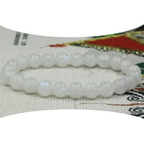 Natural Blue Moonstone Gemstone 6mm Round Beads Stretch Bracelet 7" Unisex