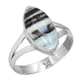 thumbnail image 1 of Natural Blue Opal Women Jewelry 925 Sterling Silver Ring, 1 of 6