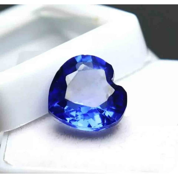 Natural Blue Sapphire 10Ct Heart Shape Necklace Pendant Size Loose Certified Gemstone