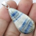 thumbnail image 1 of Natural Blue Scheelite - Turkey 925 Sterling Silver Pendant Jewelry SDP101301, 1 of 3