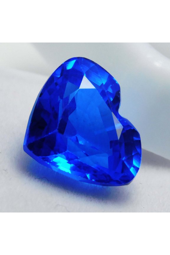 Natural Blue Tanzanite CERTIFIED Heart Cut 8 Carat Ring Making Loose Gemstone