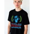 thumbnail image 1 of Natural Born Gamer Tee men t-shirts black 2026 gifts Stylish summer outerwear spring and summer clothing Original Unisex Shirt Short Sleeve tshirts, 1 of 7
