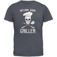 thumbnail image 1 of Natural Born Griller Charcoal Grey Adult T-Shirt - 2X-Large, 1 of 1