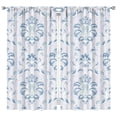 thumbnail image 1 of Natural Botanical Curtains 42x84 Inch 2 Panels Rod Pocket Blackout Drapes for Bedroom and Timeless Appeal, 1 of 2