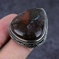 thumbnail image 1 of Natural Boulder Opal Gemstone Handmade 925 Sterling Silver Jewelry Ring S.7, 1 of 2