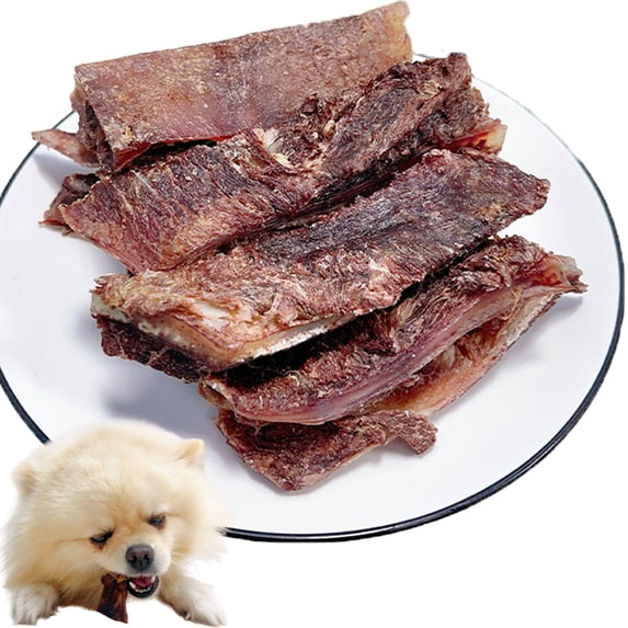 All Natural Bovine Cartilage Dog Treats for Small, Medium, & Large Dog - Dog Chews Long Lasting without Artificial Additives, Rich in Calcium, Supports Dental Hygiene, 2.2lb