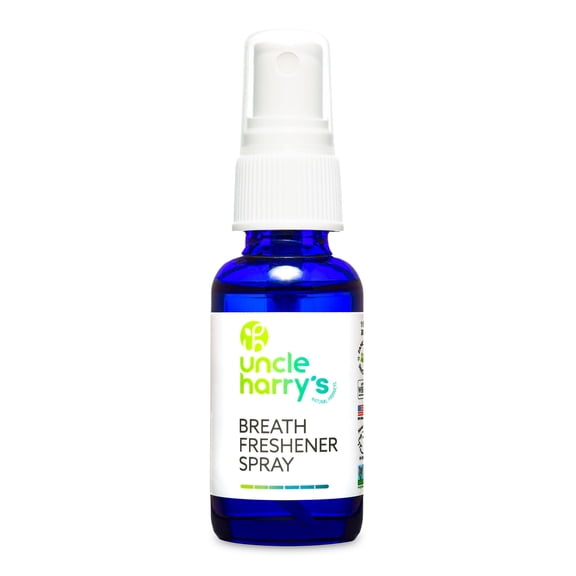 Natural Breath Freshener Spray by Uncle Harry's Natural Products (1oz Spray)