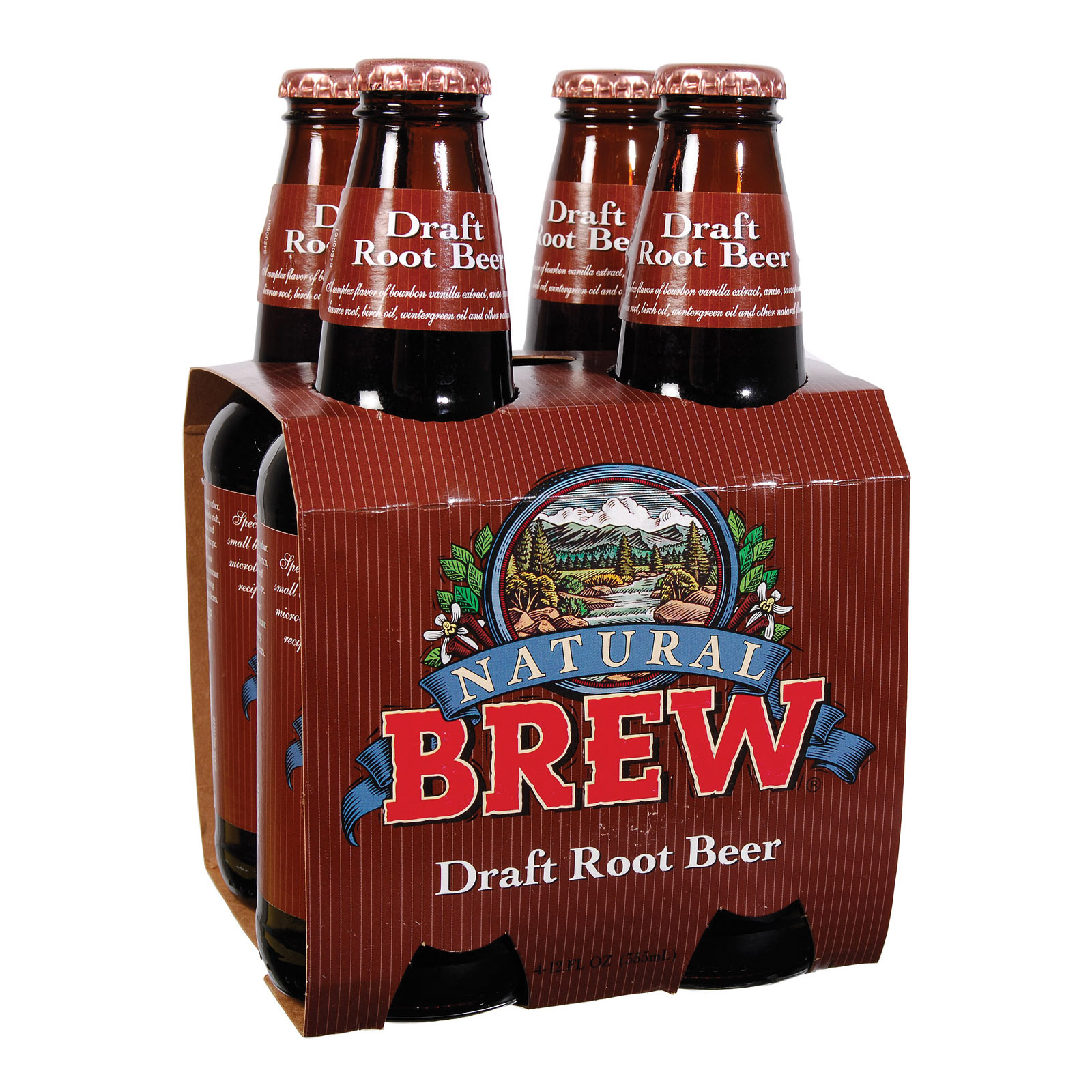 Natural Brew Draft Root Beer, 12 Fl. Oz., 4 Count