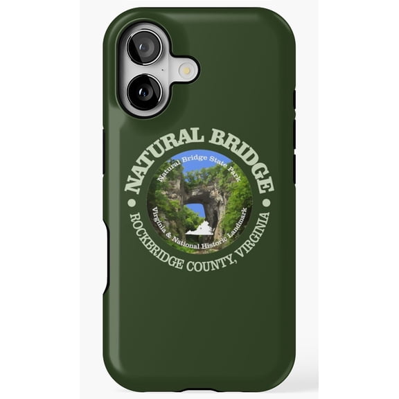 Natural Bridge W Nature Landscape Rock Formation Art Phone Case for iPhone 11 12 13 14 15 16 17 Pro Max