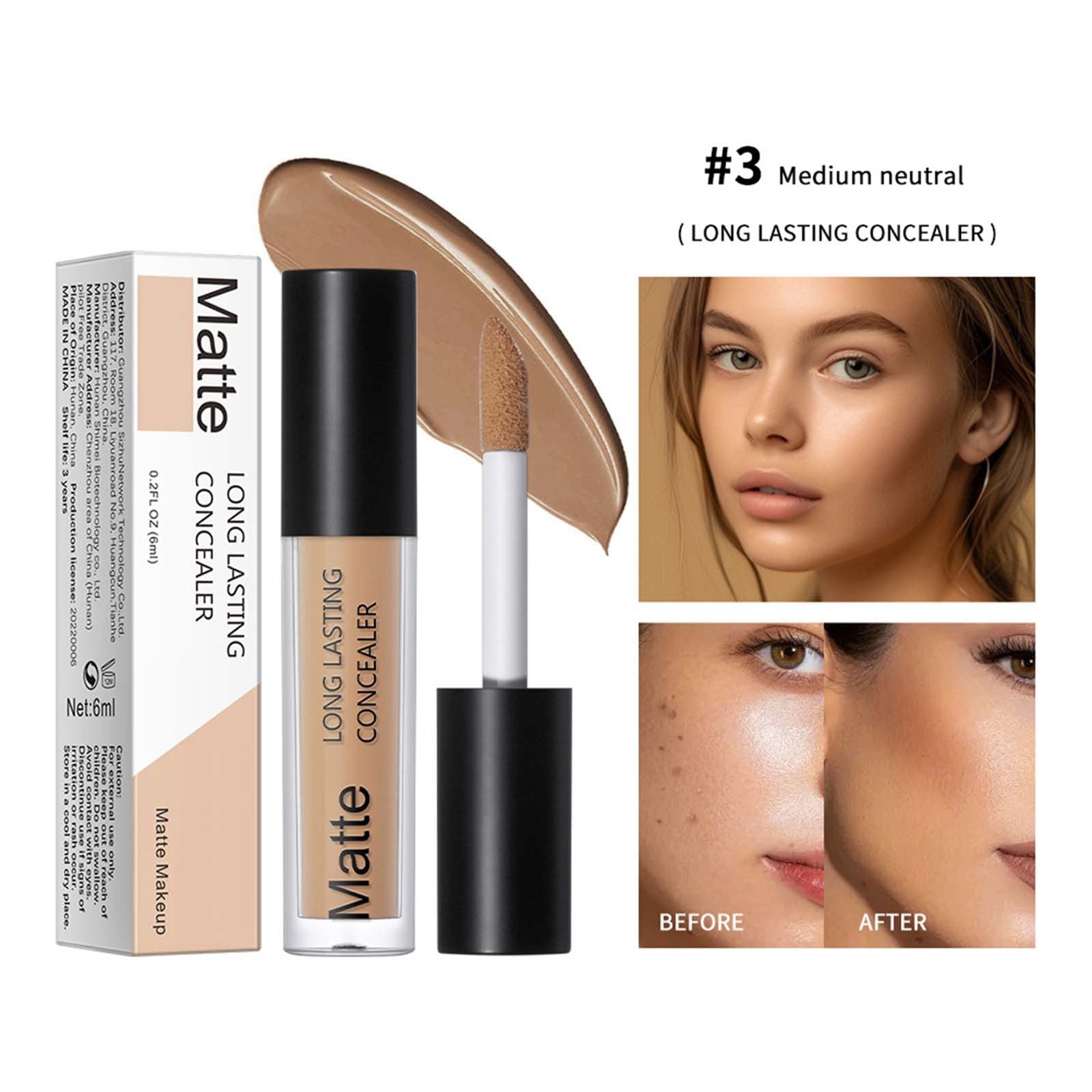 Natural Brightening Full Coverage Moisturizing Concealer Pen To Cover